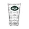 The Memory Company 5.75" Clear and Green NFL New York Jets Sandblasted Pint Glass 16 oz.